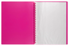 Marbig A4 Refillable Display Book 20 pocket Pink