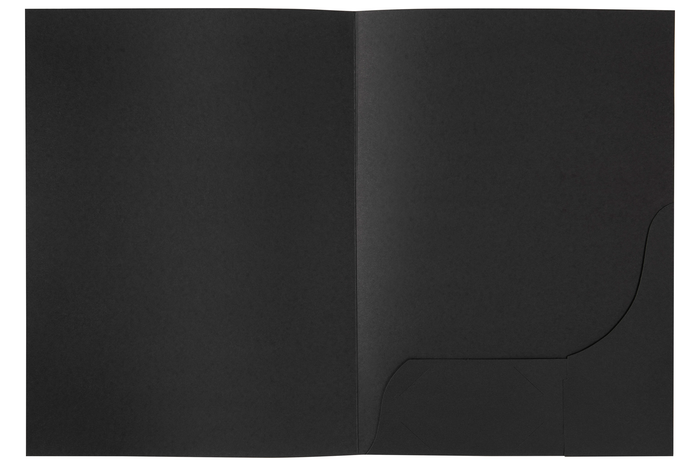Marbig A4 Presentation Folders, Matt Black, Pack of 20 