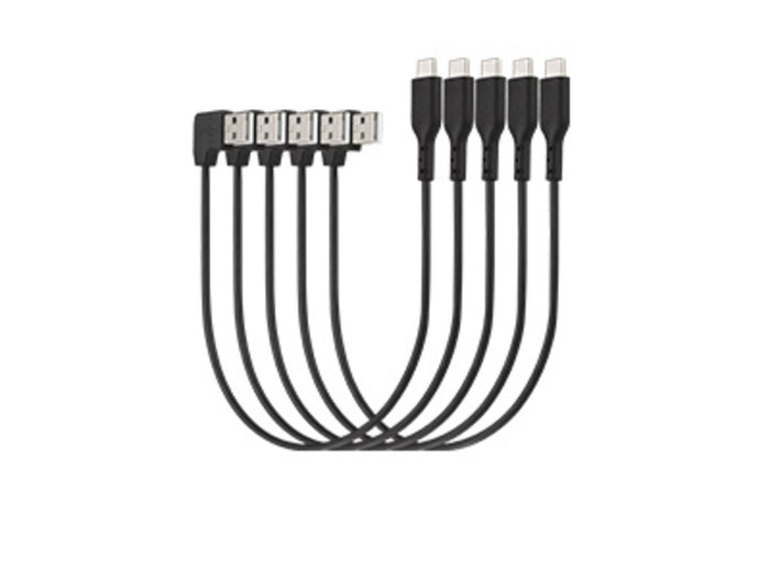 Kensington USB-A to USB-C Charging Cable Black, Pack of 5 (67862)