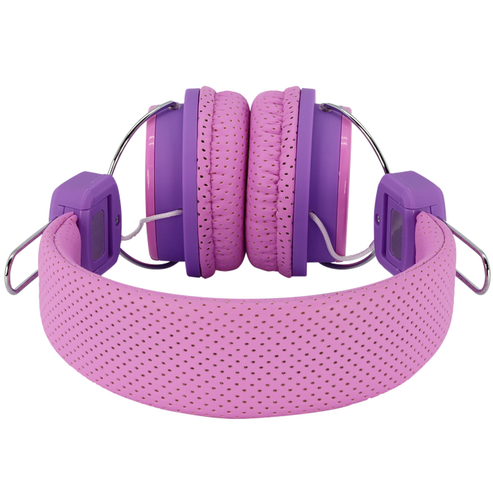 Moki Kid Safe Headphones Volume Limited Over Ear - Pink/Purple