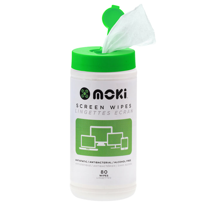 Moki Screen Wipes - 80 Sachets