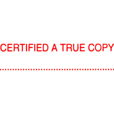 XStamper Certified A True Copy Stamp, Red (CX-BN 1541)
