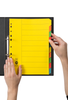 Marbig A4 Cardboard Coloured Indices/Divider, 10 Tab