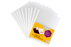 Marbig A4 Display Book Refill Pockets for Kwik Zip Display Book, 10's pack
