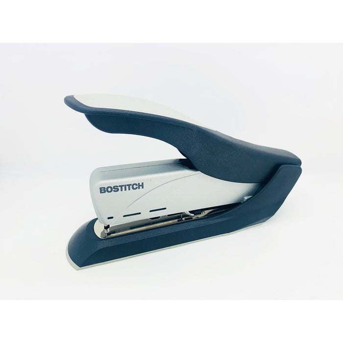 Bostitch Low Force Stapler, 65 Sheet, Heavy Duty, Black/White