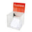 Ballot Box With Key Lock & Sign Holder, Small, Clear AO47587