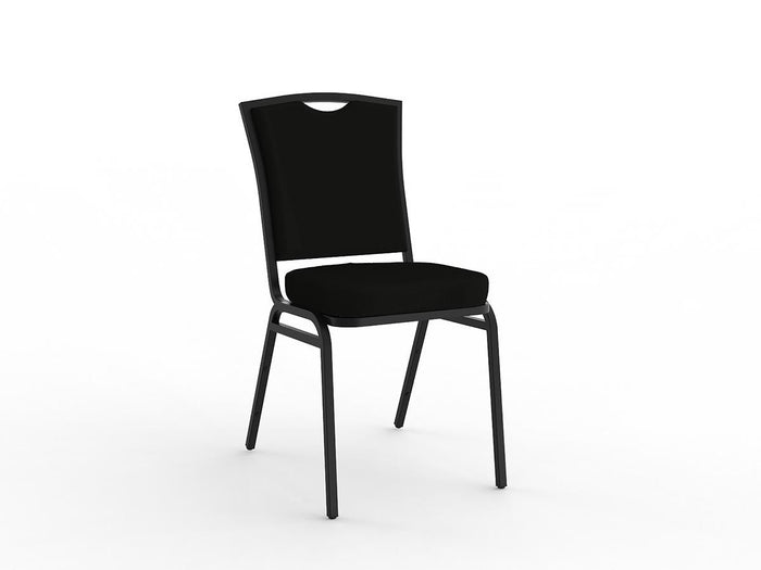 Banquet Conference Chair - Black Frame / Black PU KG_BANQ_B_BPU