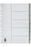 Marbig A4 Grey Polypropylene Indices/Divider, 1-5