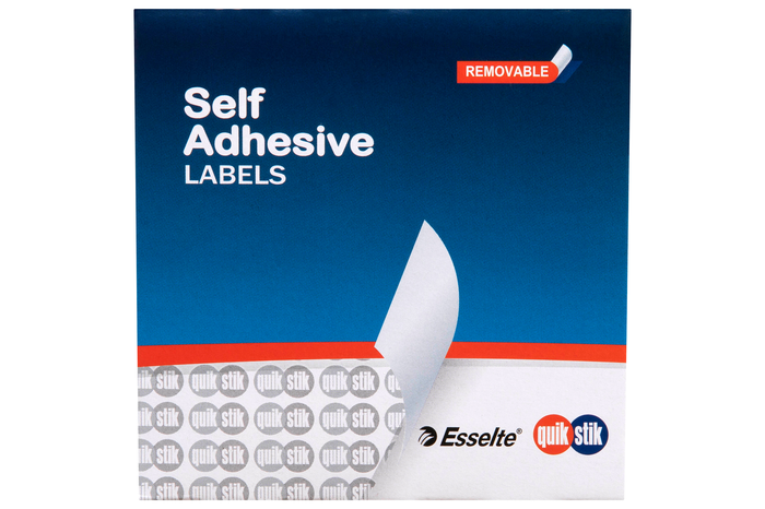 Quikstik Orange Circular Labels 14mm