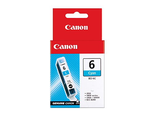 BCI-6 / BCI6 Cyan Original Canon Cartridge DSCI6C