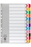 Marbig A4 Coloured Dividers Multicolour, July to June