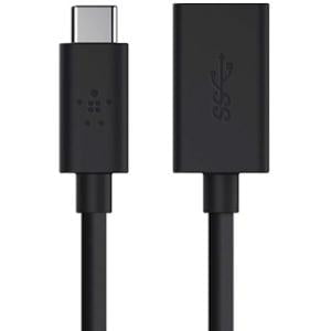 Belkin 3.0 USB-C to USB-A Adapter, 12.7cm USB Data Transfer Cable for MacBook, Flash Drive, Keyboard/Mouse, Notebook, Chromebook, iPhone, iPad, iPod IM2941744