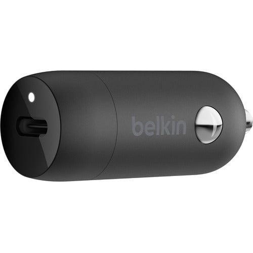 Belkin BoostCharge 30W USB-C Car Charger, 12V DC Input, 3A Output, Black IM5737059