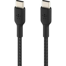 Belkin BoostCharge Braided USB-C to USB-C Cable, 1M USB-C Data Transfer Cable, Black IM4883659