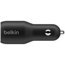 Belkin BoostCharge Dual USB-C Car Charger, 36W, 12V DC Input, 5V DC Output IM4835413