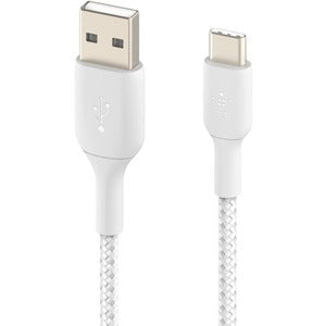 Belkin BoostCharge USB-A to USB-C Braided Cable 1M White IM4835409