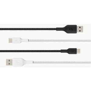 Belkin BoostCharge USB-A to USB-C Braided Cable 1M White IM4835409