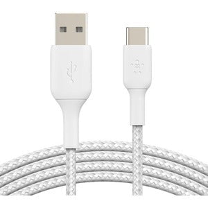 Belkin BoostCharge USB-A to USB-C Braided Cable 1M White IM4835409