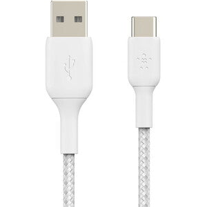 Belkin BoostCharge USB-A to USB-C Braided Cable 2M White IM4835411