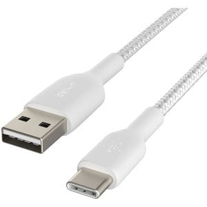 Belkin BoostCharge USB-A to USB-C Braided Cable 2M White IM4835411