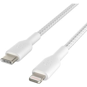 Belkin BoostCharge USB-C to Lightning Braided Cable 2M, White IM4940756