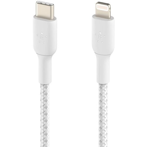 Belkin BoostCharge USB-C to Lightning Braided Cable 2M, White IM4940756