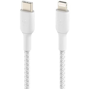 Belkin BoostCharge USB-C to Lightning Braided Cable 2M, White IM4940756