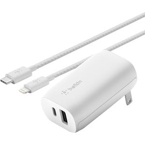 Belkin BoostCharge USB-C to Lightning Braided Cable 2M, White IM4940756