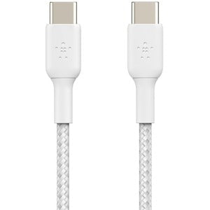 Belkin BoostCharge USB-C to USB-C Braided Cable 1M White IM4884073