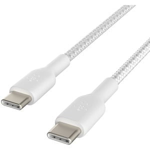 Belkin BoostCharge USB-C to USB-C Braided Cable 1M White IM4884073