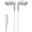 Belkin Rockstar Headphones with Lightning Connector, Stereo, Lightning Connector, Wired, Earbud, White IM4560897