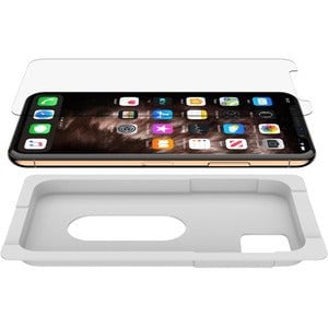 Belkin ScreenForce Screen Protector Crystal Clear, For LCD iPhone 11 Pro Max, Scratch Resistant, Oil Resistant, Scratch Resistant, Scuff Resistant, Impact Resistant, Drop Resistant, Fingerprint Resistant, Tempered Glass IM4634952