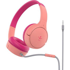 Belkin SoundForm Mini Wired On-Ear Headphones For Kids, Pink IM5594863