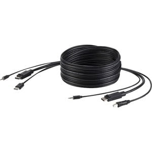Belkin TAA DP/USB/Aud SKVM CBL, DP M/M; USB A/B - 1.83 m KVM Cable for Computer, Server, KVM Switch - First End: 1 x DisplayPort 1.2a Digital Audio/Video - Male, 1 x USB Type A - Male, 1 x Mini-phone Audio - Male - Second End: 1 x DisplayPort 1.2a Digital IM4807628
