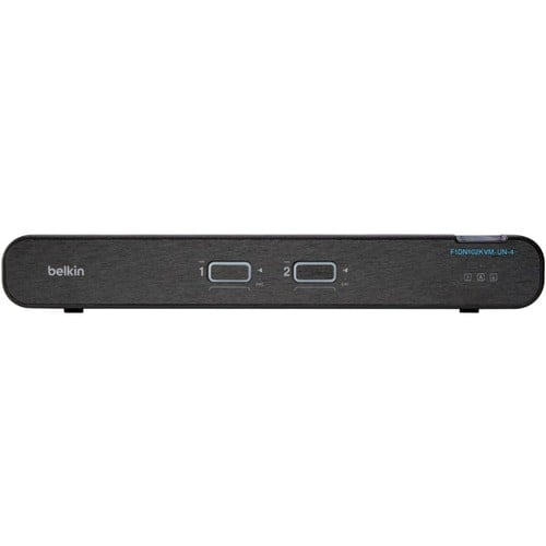 Belkin Universal 2nd Gen Secure KVM Switch w/ CAC - 2 Computer(s) - 1 Local User(s) - 3840 x 2160 - 7 x USBHDMI - Desktop, Under TableDisplayPort - TAA Compliant IM5088464