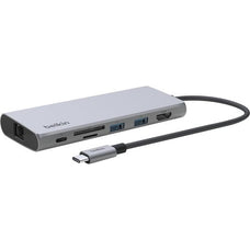 Belkin USB-C 7-in-1 Multiport Adapter, Memory Card Reader, SD, USB-C, 4K, 2x USB-A, 1x USB-C, Network, HDMI, Thunderbolt, Wired IM5639829