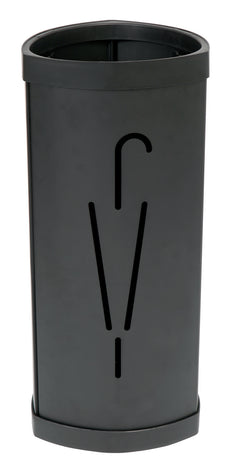 Alba Umbrella Stand / Bin 600 x 260mm BLACK