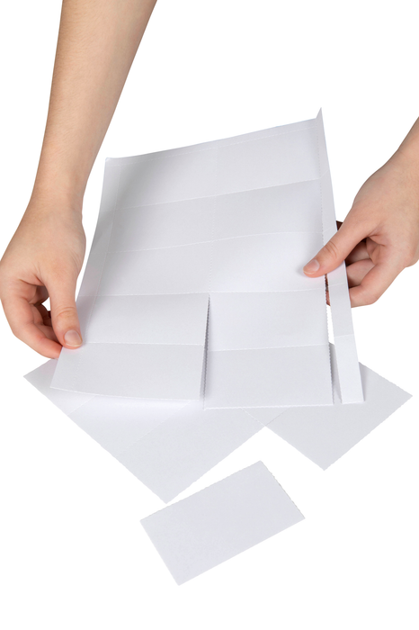 Rexel ID Convention Badge Insert Cards, 250's Pack