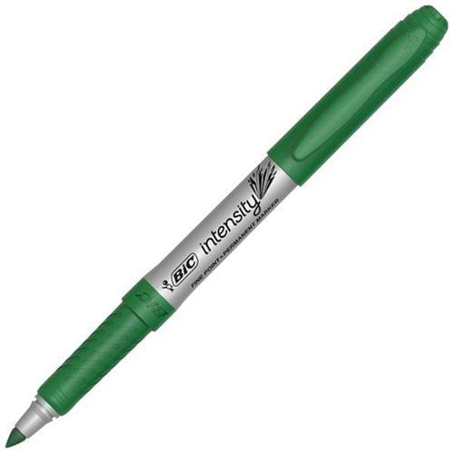 Bic Intensity Permanent Marker Fine Tip Green BI972898