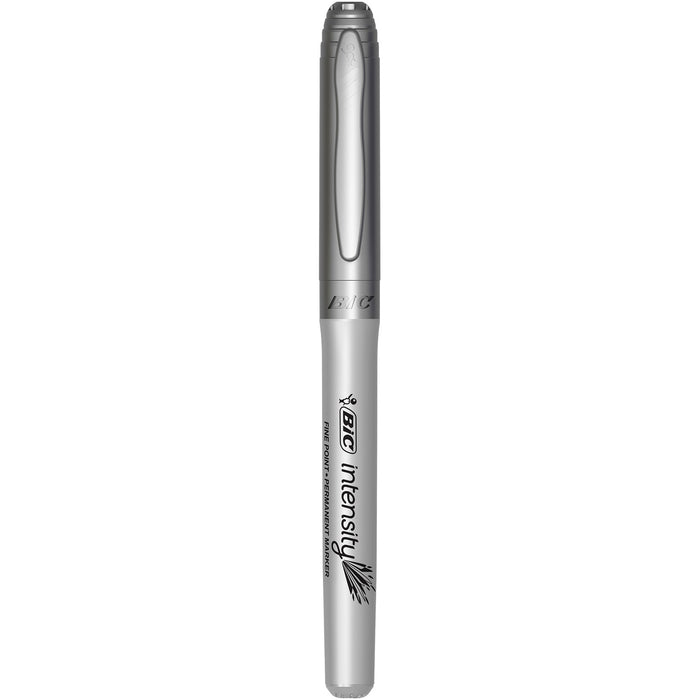Bic Intensity Permanent Marker Fine Tip Silver BI972887