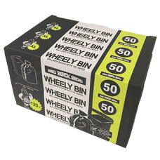 Big Black Sacks Drum / Wheely Bin Liners 120 Litres 50's pack GL1012046