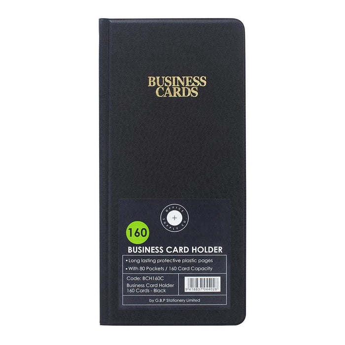 Black 160 Business Card Holder FPBCH160C