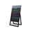 Black Glassboard Easel Signboard - 500mm x 800mm NBESL,GLASSBLK