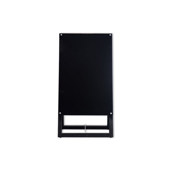 Black Glassboard Easel Signboard - 500mm x 800mm NBESL,GLASSBLK