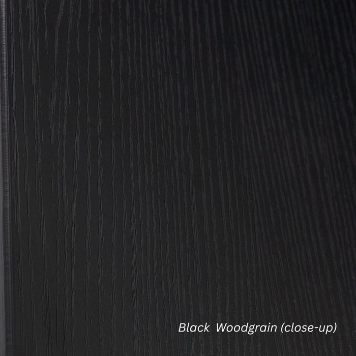 Onyx 1200mm Storage Credenza, Black Woodgrain