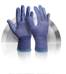 BLADE CORE Steel Cut 5/F Blue Food Gloves, Cut Resistant Gloves, 2 Pairs