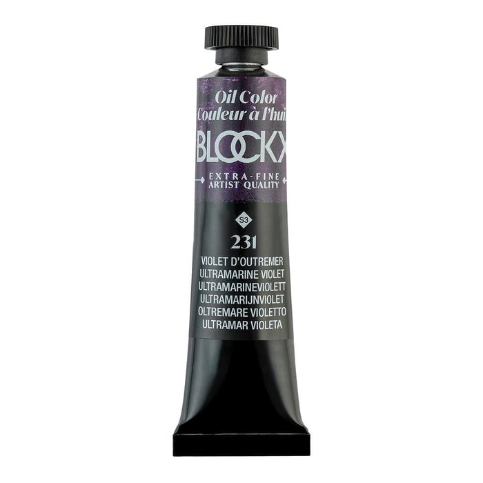 BLOCKX Oil Tube 20ml S3 231 Ultramarine Violet FPC212231BXC