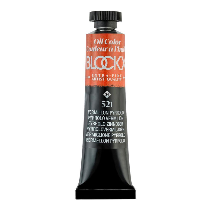 BLOCKX Oil Tube 20ml S4 521 Pyrrolo Vermilion FPC212521BXC