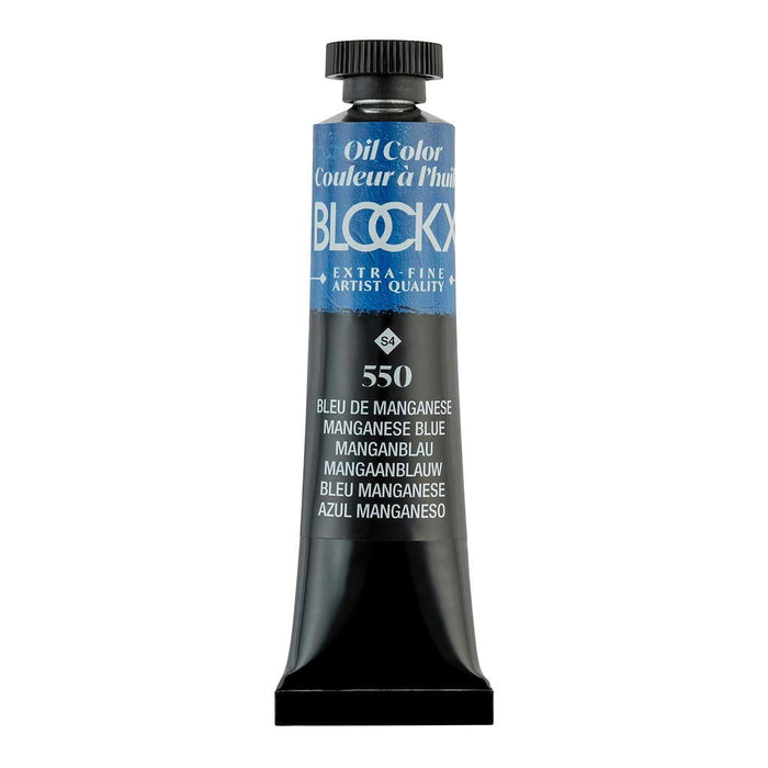 BLOCKX Oil Tube 20ml S4 550 Manganese Blue FPC212550BXC