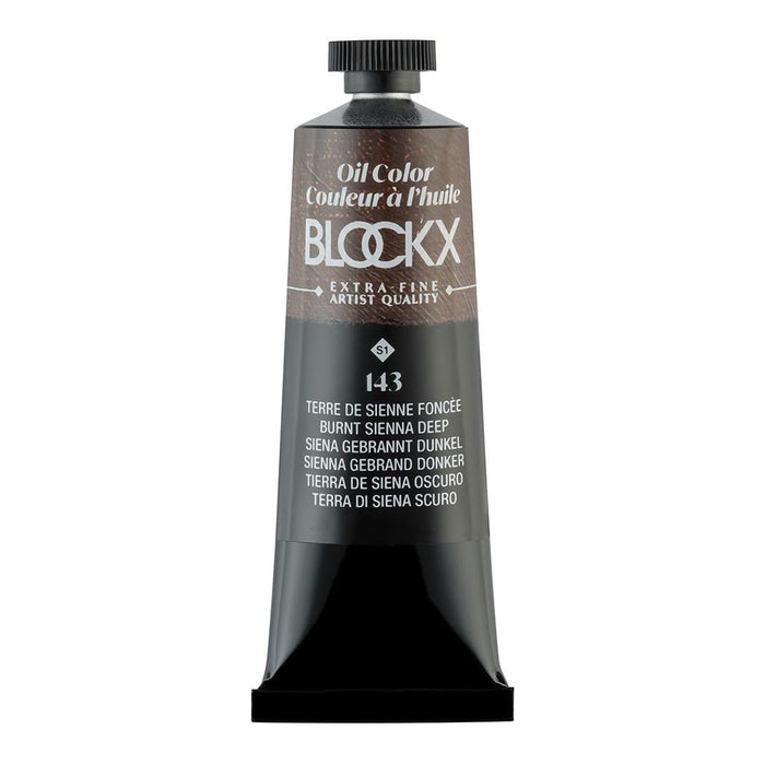 BLOCKX Oil Tube 35ml S1 143 Burnt Sienna Deep FPC213143BXC